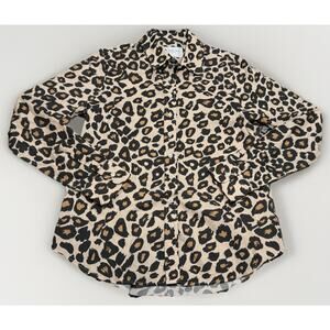 The Shirt Rochelle Behrens Leopard Print Size S EUC